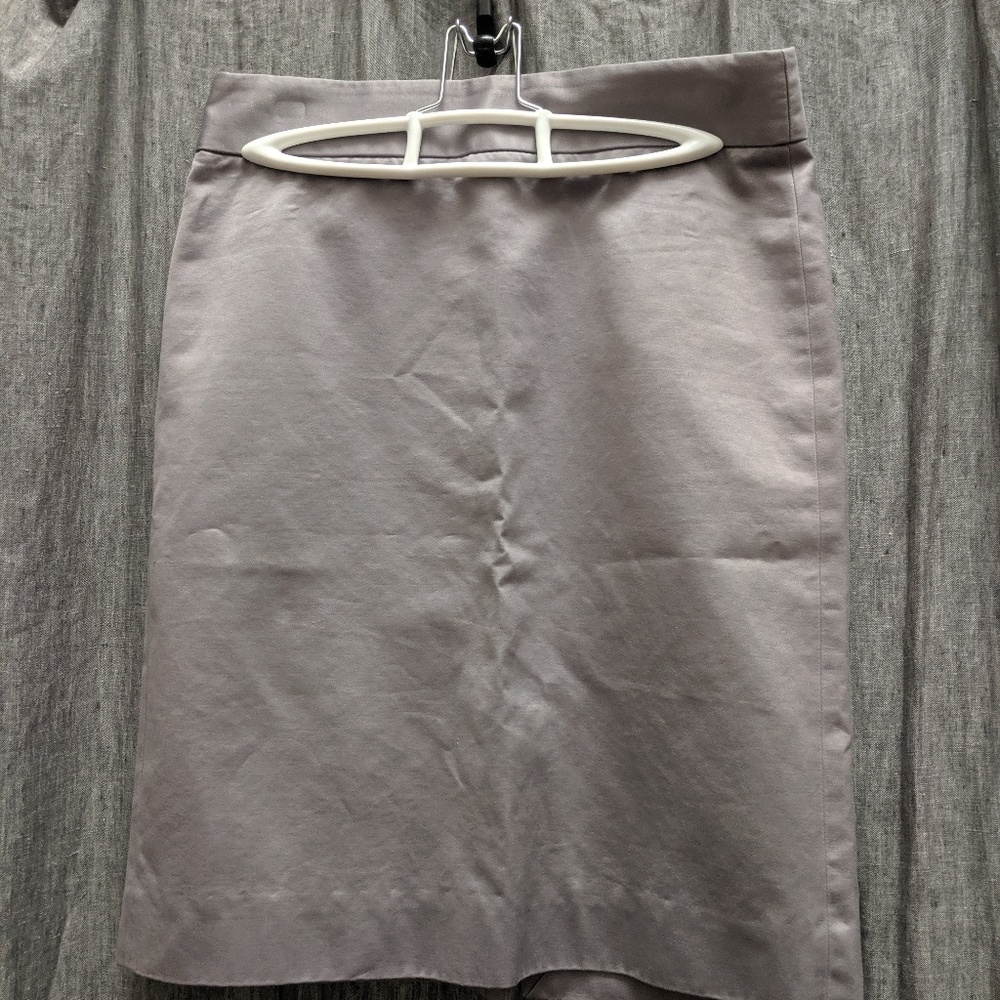 J Crew Grey Pencil Skirt